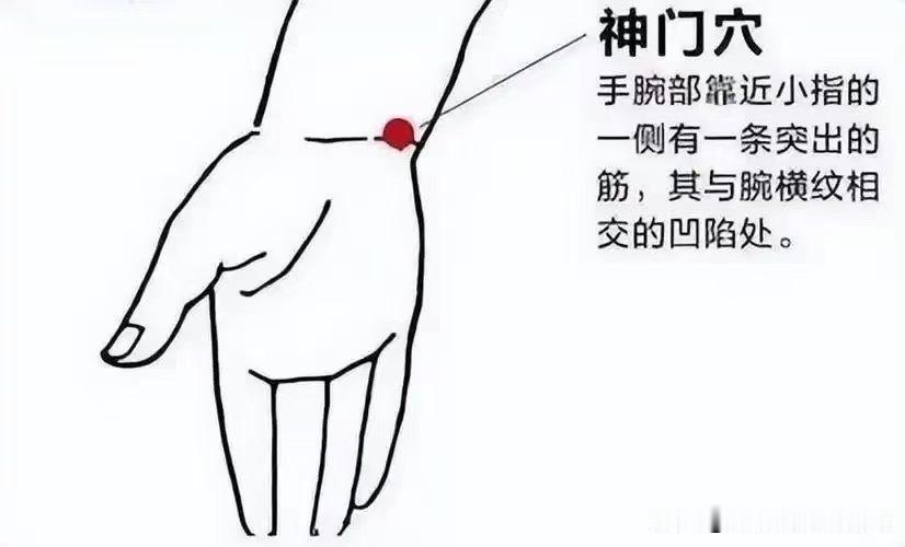 都来学一个养生小知识吧！神门穴是心经原穴，可补益心气、滋养心阴，帮助调节心脏