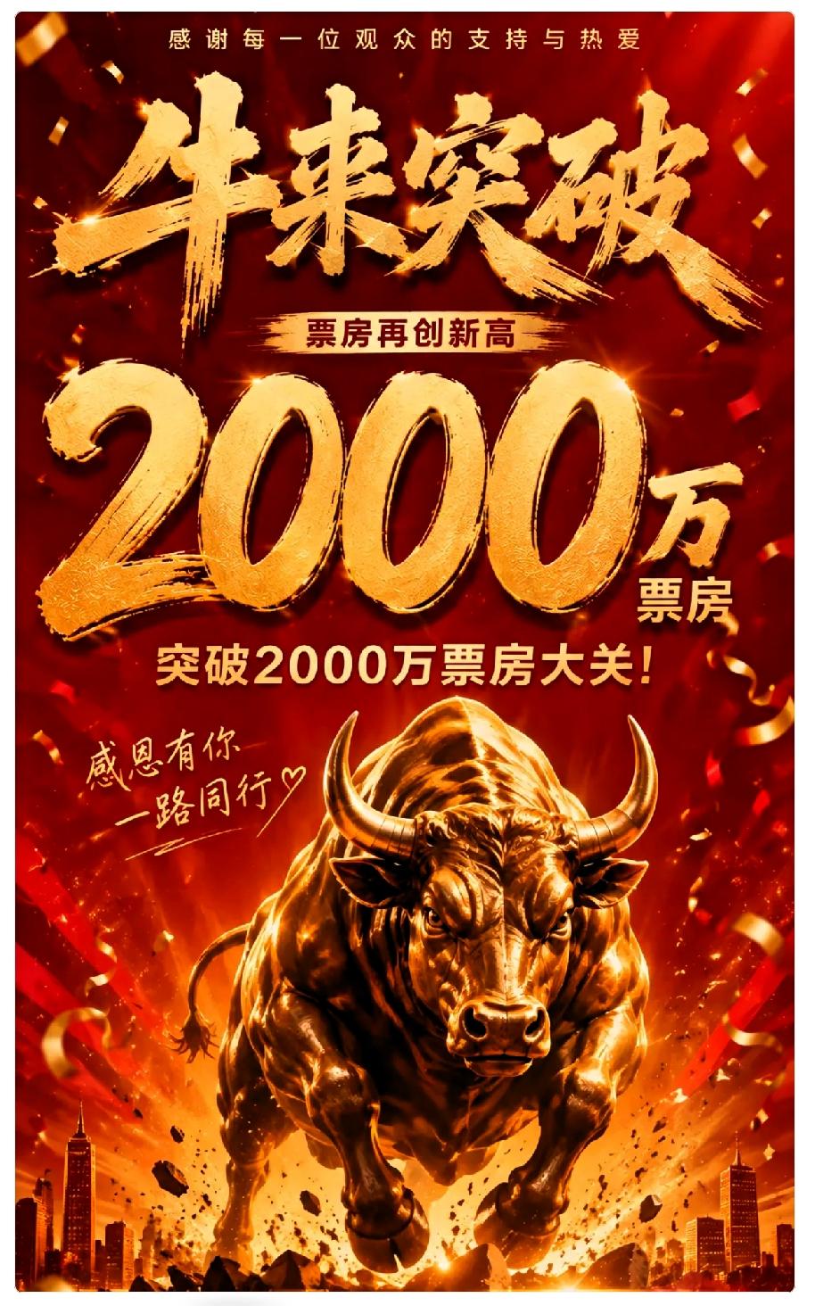 饺子导演沉默了，幸亏他正在闭关，不然看见《牛来》票房破两千万，怕是都要气得拍