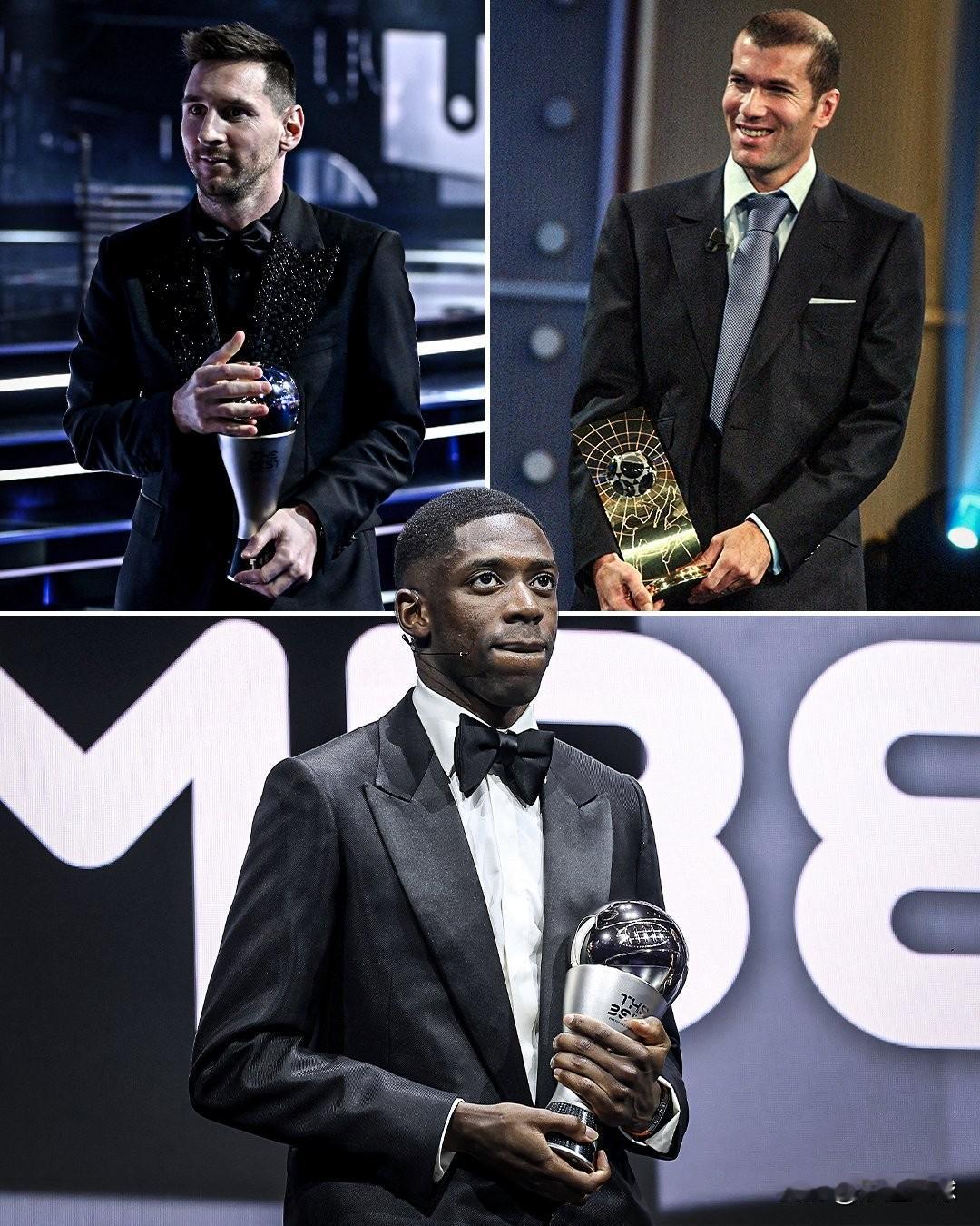 奥斯曼·登贝莱荣获国际足联最佳球员奖🔥🇫🇷他成为继齐达内（3次获奖）