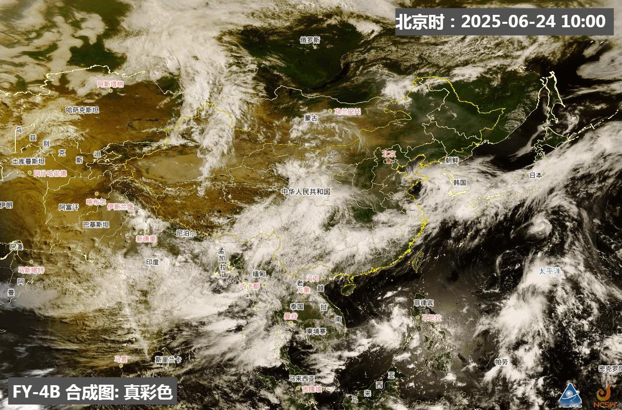 【降雨此起彼伏】今天我国有两条明显的雨带，一个是贵州到浙江一带的低空切变线降水，