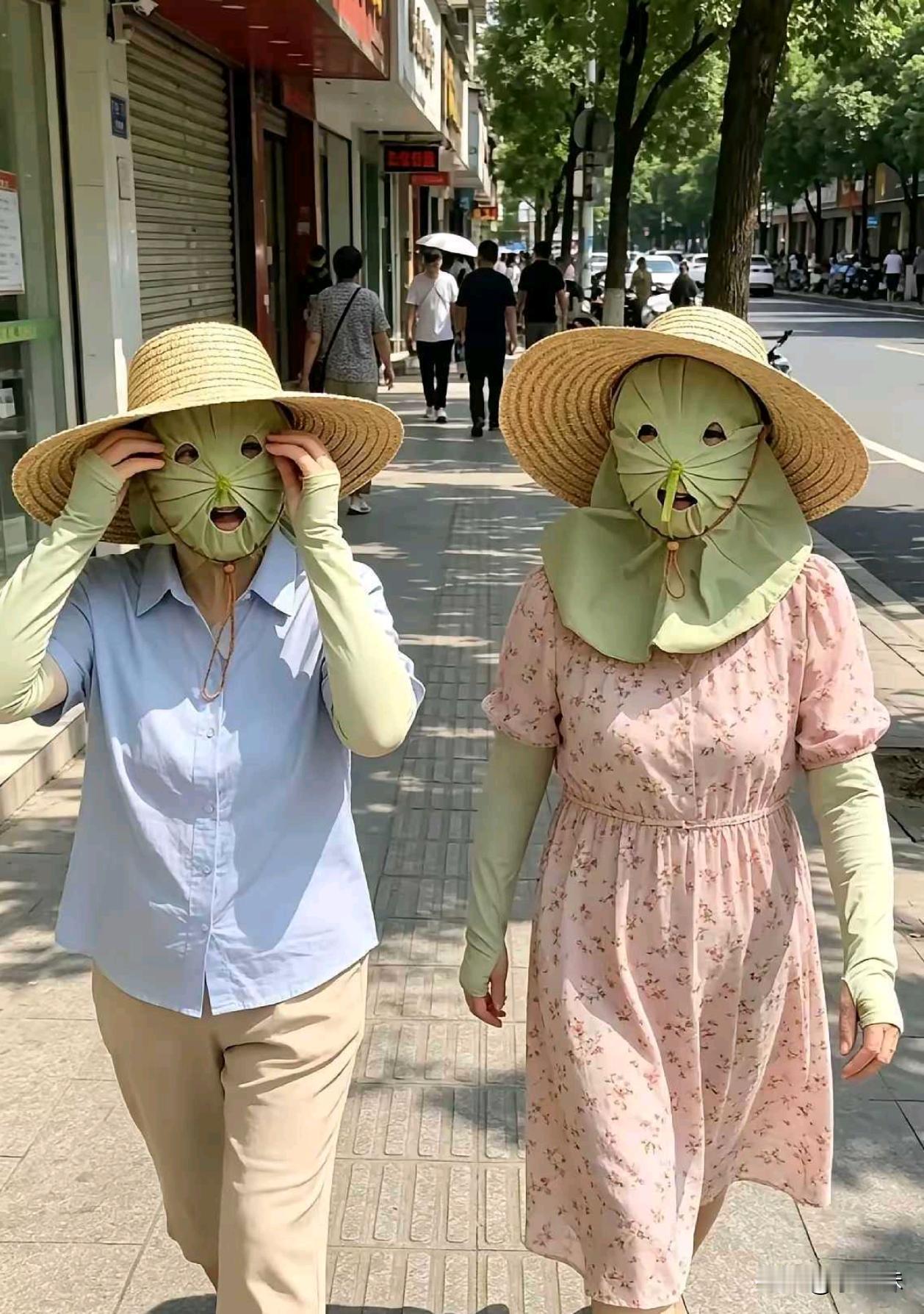 现在出了门是不是都要像这样全副武装？