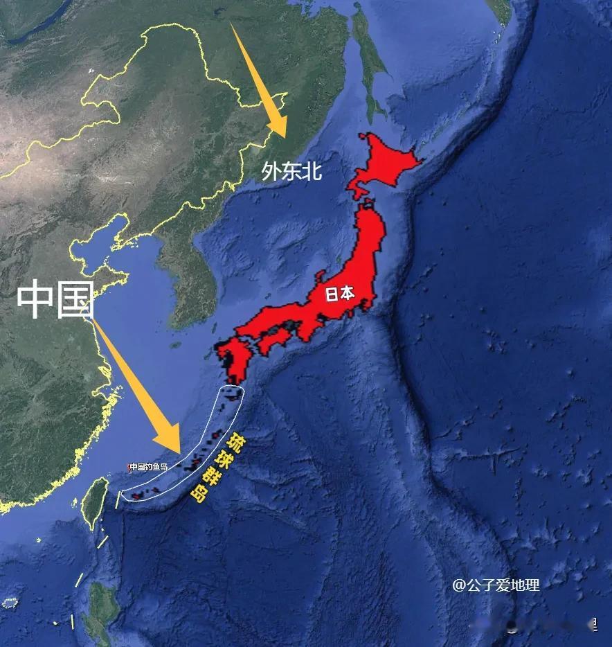 日本地理位置没变，却在20年里，从我国东北邻国变成了东方邻国？翻开地图，日本