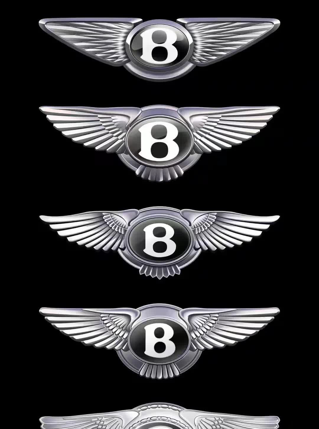 郁闷！宾利车标的“B”越改越正越中间。比亚迪的“B”越改越偏越靠边，都看