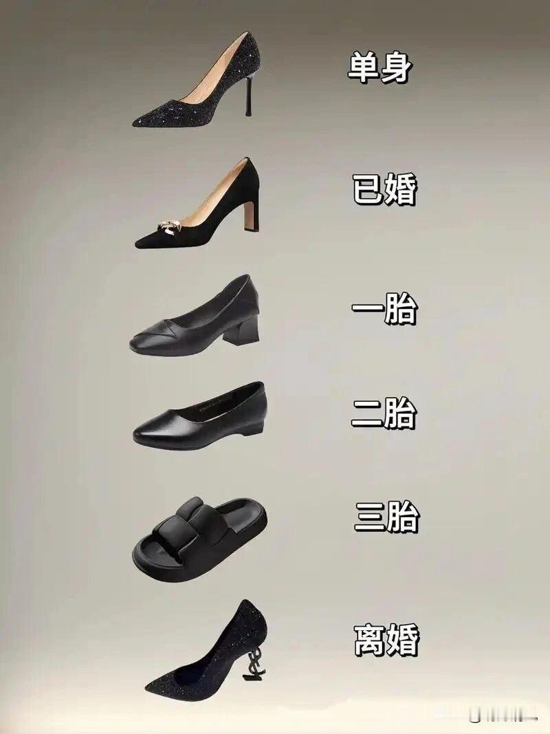 看鞋识女人！一个女人的鞋跟高度，好像真的会说话，单身还是已婚，生娃还是离异。