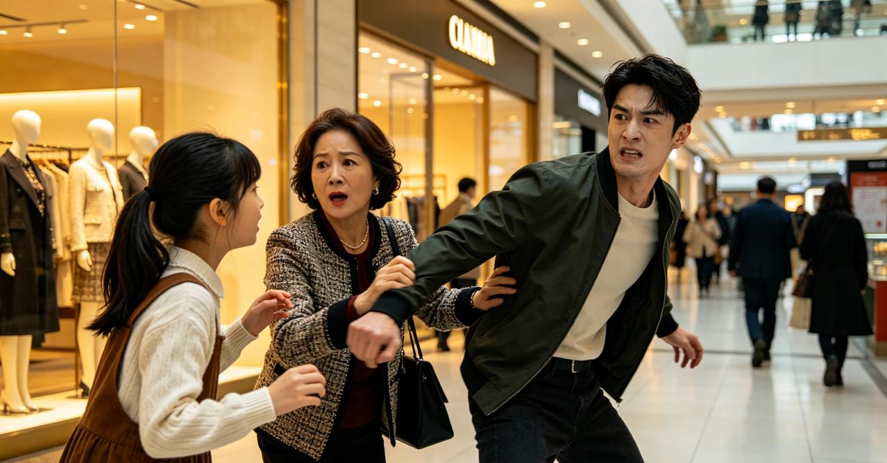 商场碰见我妈挽着一个帅气男生，我笑着过去搭讪：“老赵，这是你小蜜？”旁边男生脸都