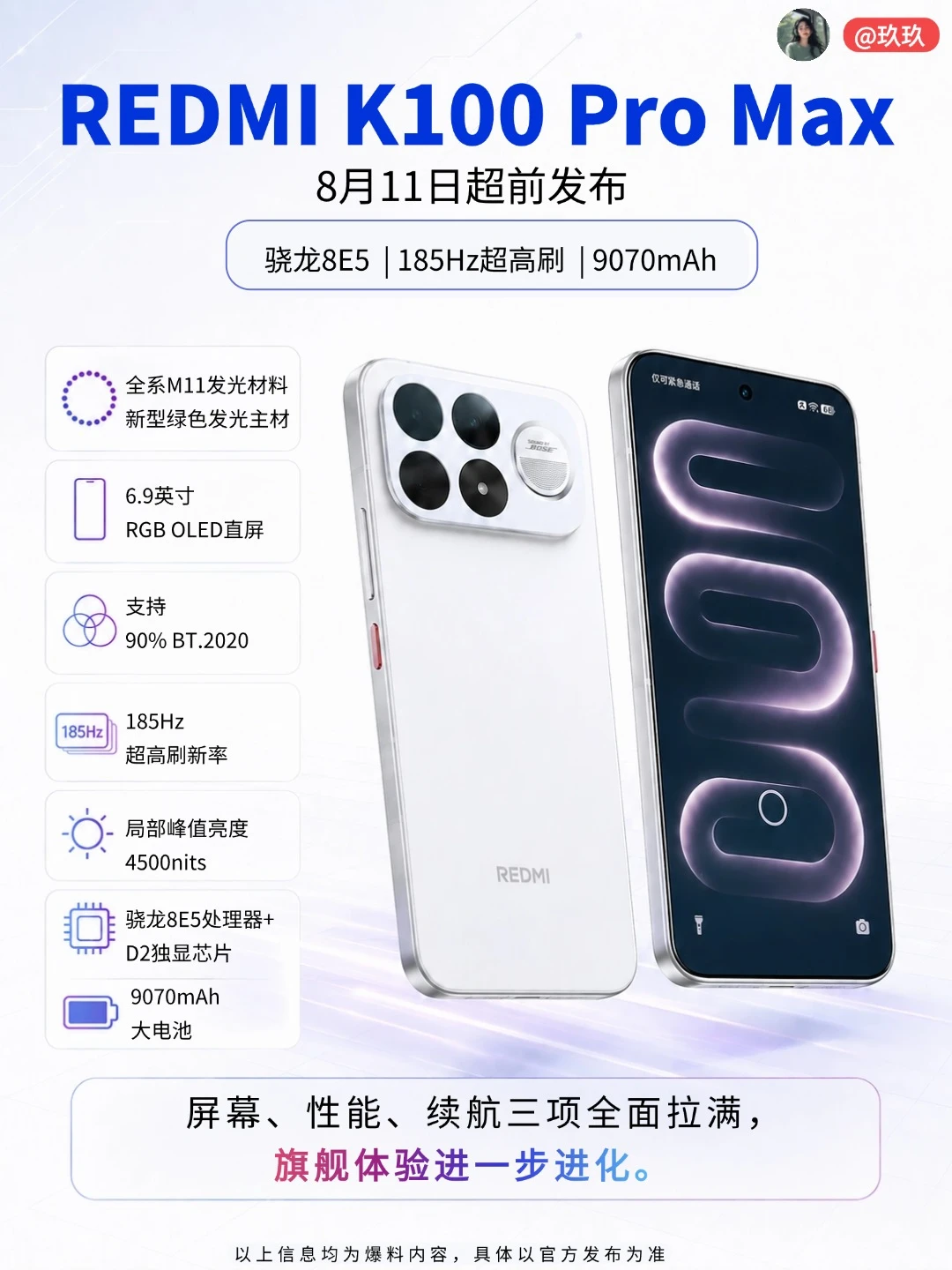 REDMI K100 Pro Max 实测！骁龙8E5神U成型