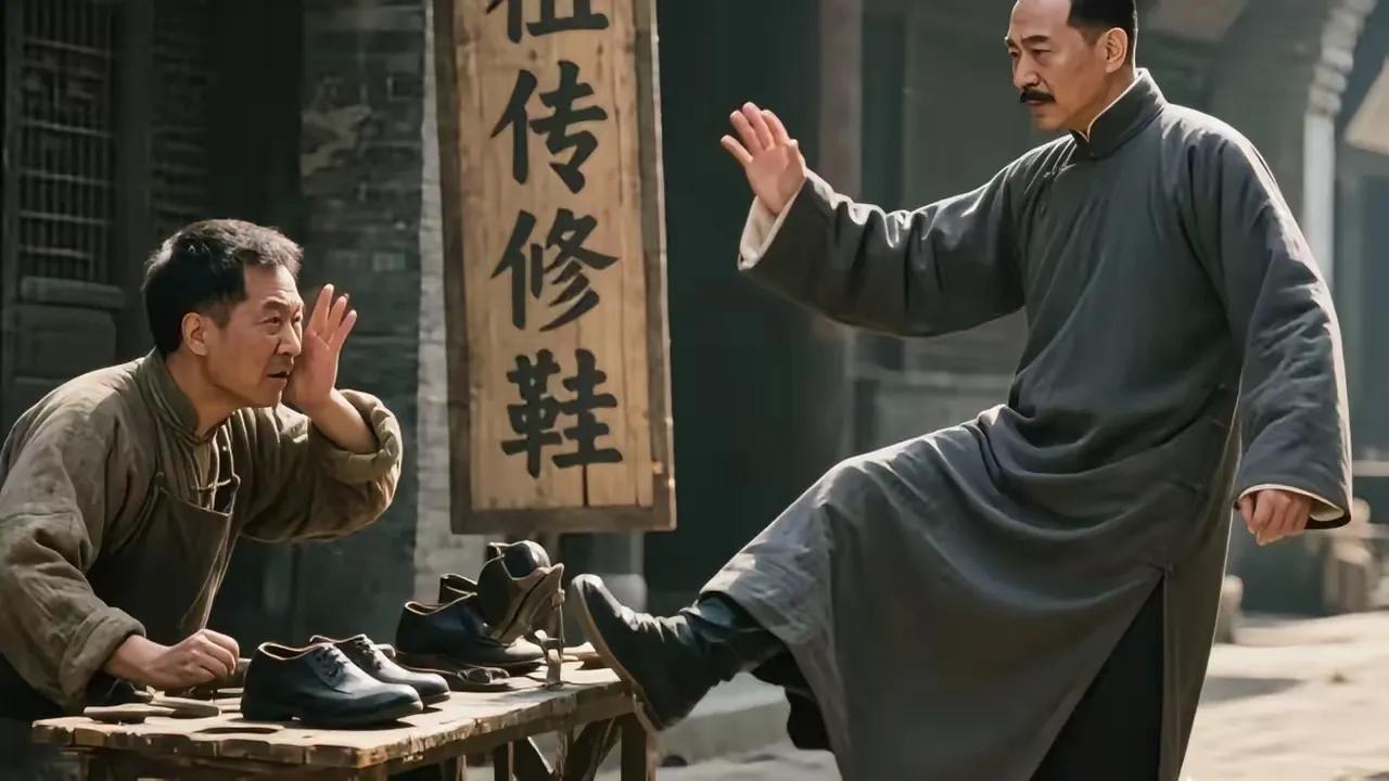 张作霖icon路过修鞋摊，见鞋匠手慢踢了一脚。鞋匠反手一巴掌抽在他脸上：“妈了个