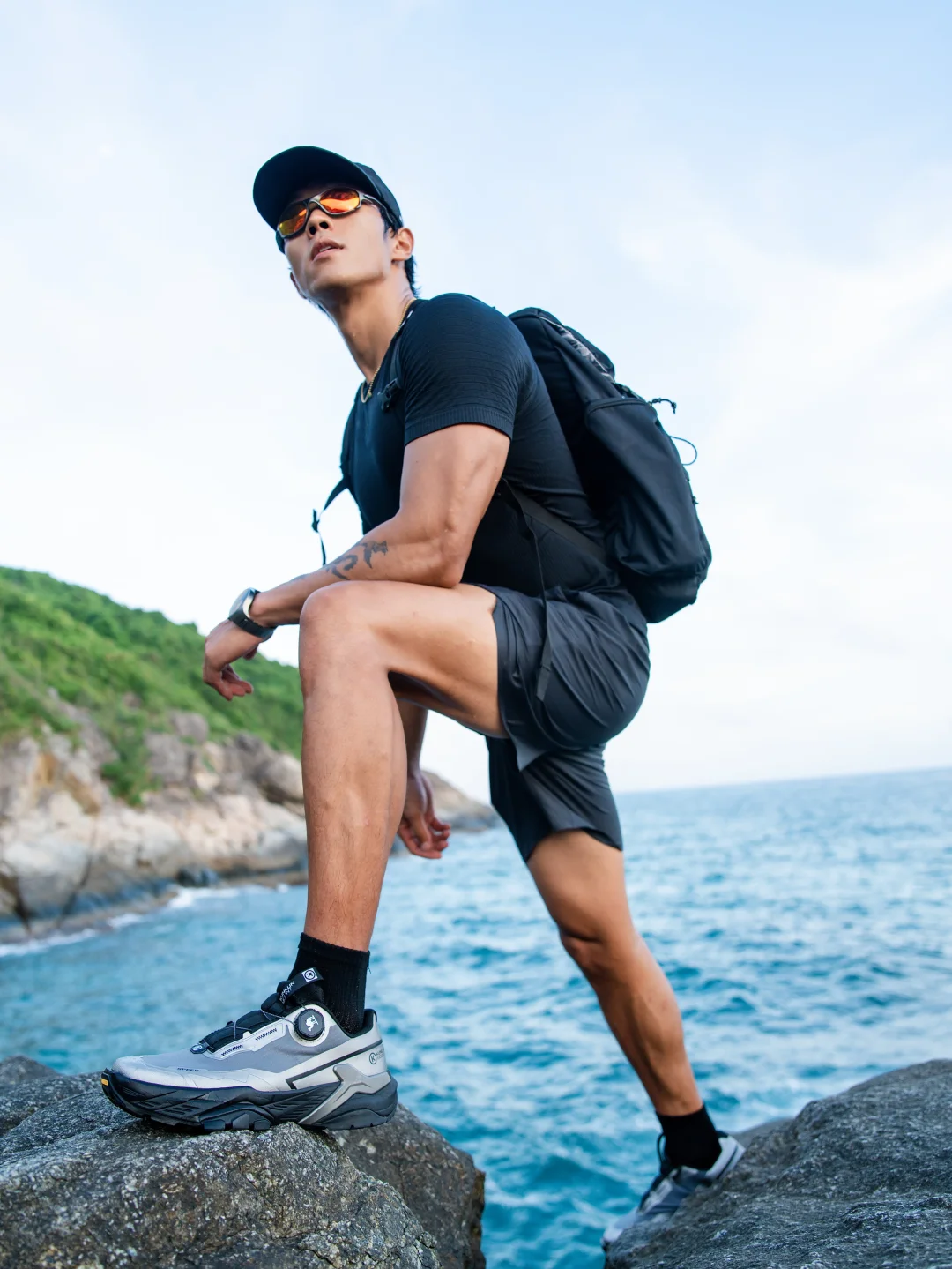 海边徒步，风是自由的🌴