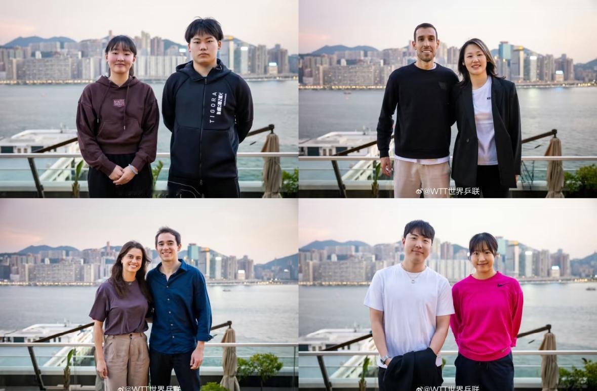 WTT香港总决赛12月11日混双小组赛林钟勋/申裕斌3:0张本美和/松岛辉空