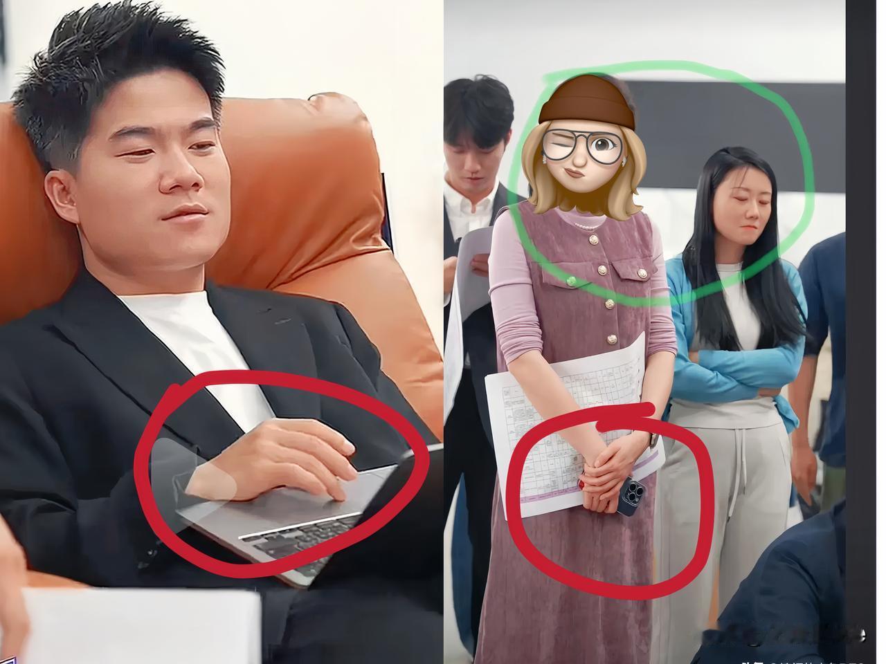 与辉同行主播人员的指甲！小编昨晚发了董宇辉和主播们在培训，她们的指甲抢镜了！！