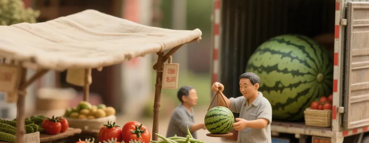 住在城里和住在农村就是不能比，刚刚给我姐姐打电话，姐姐问我最近买西瓜吃了没有？我