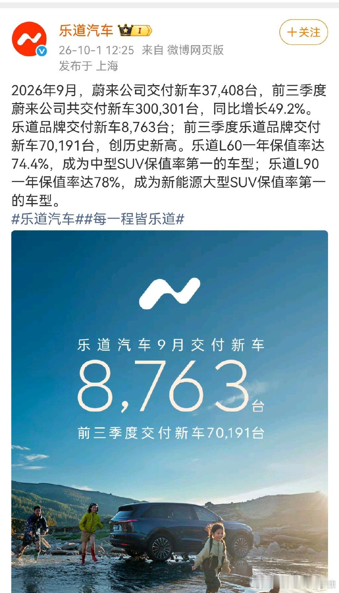 乐道单价低，必须卖得比蔚来多，这品牌才有存在意义。​