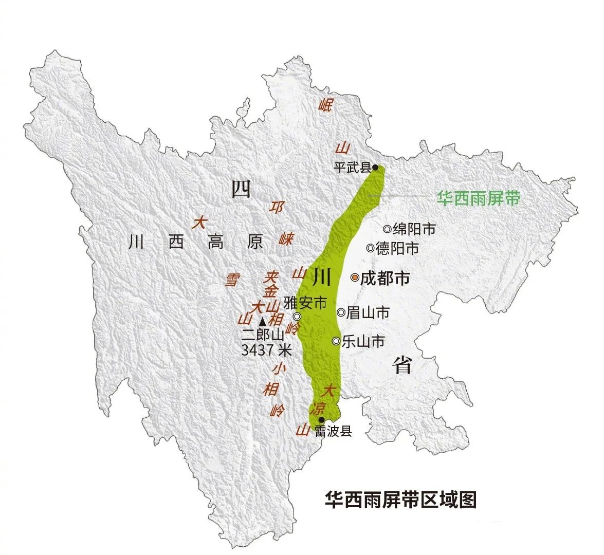 华西天漏，是什么概念，降水丰富，普遍超过1200 毫米，部分山区更是突破2000