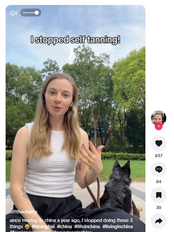 这位美国女孩搬迁到中国几年了，她总结了几个改变的生活习惯，你听听感觉如何？第一