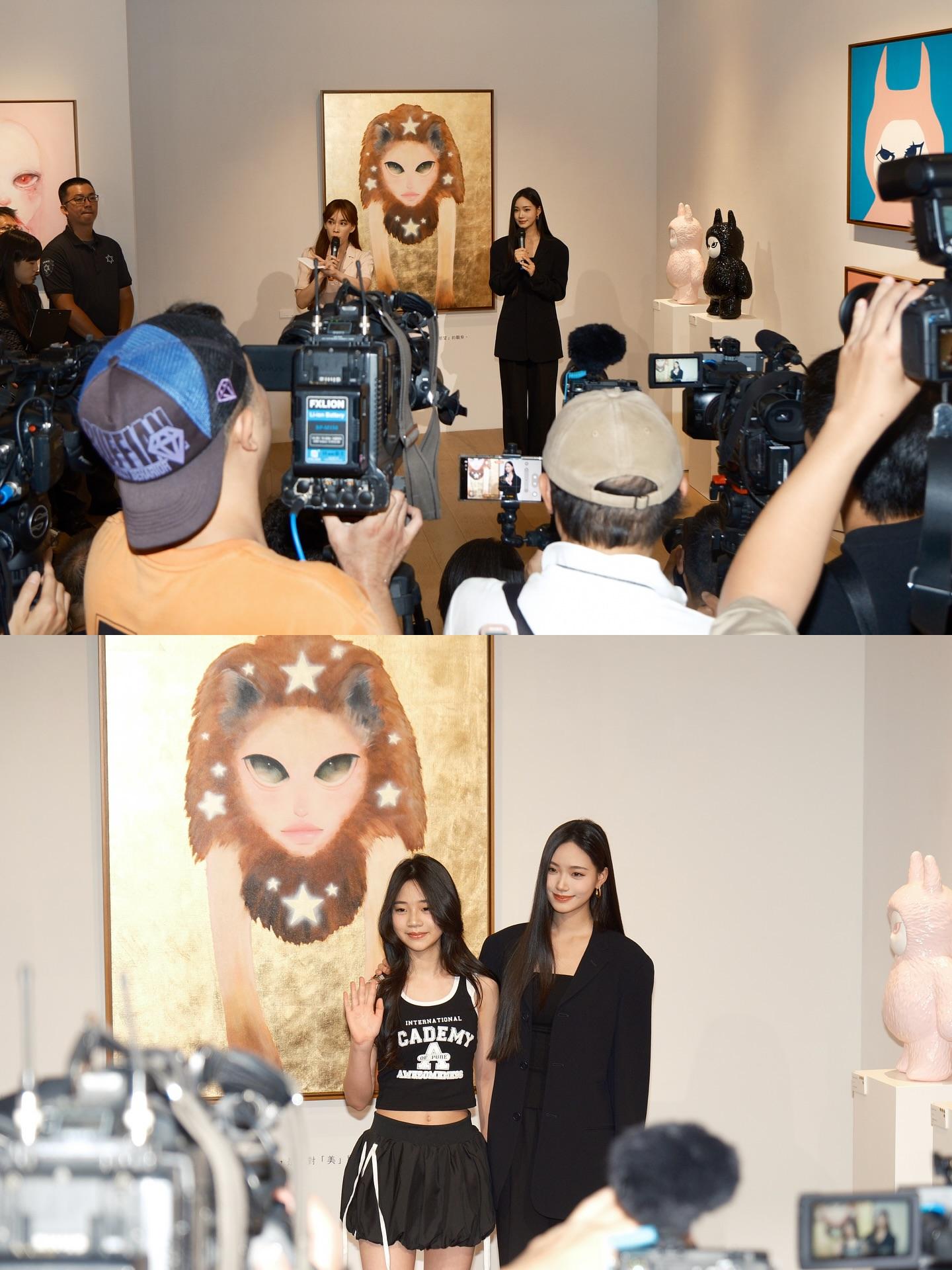 小s二女儿画展。