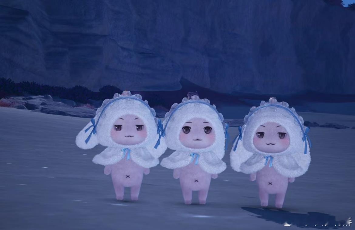 无限暖暖为啥中间这个大喵不是死鱼眼啊，看着也太纯良了[doge]​​​