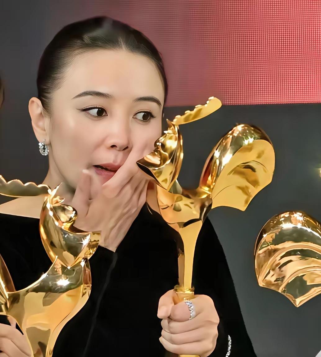 金鸡奖颁奖礼上，宋佳拿奖杯当镜子补口红那下，被网友吵翻了。有人说这是影后专属松弛