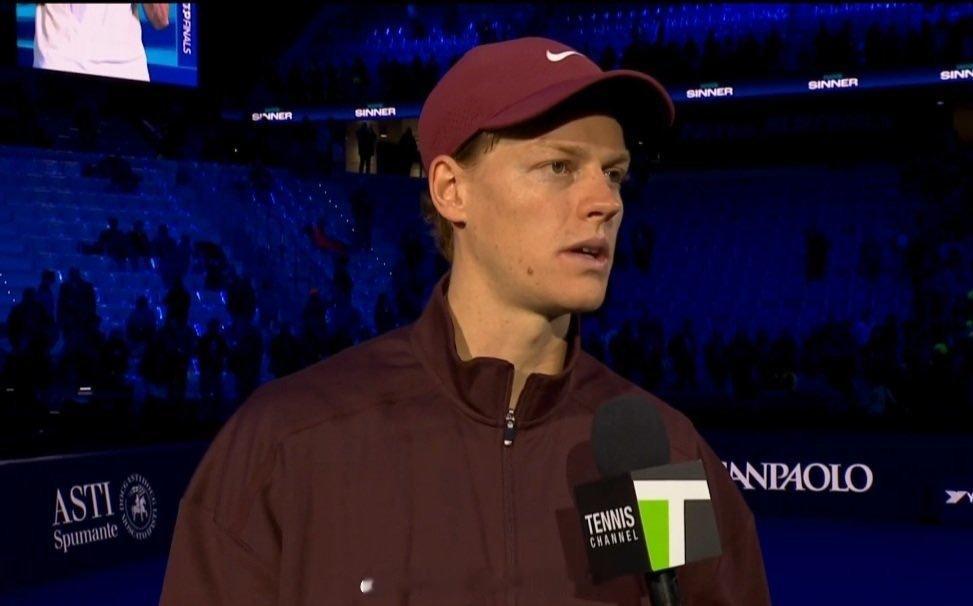 辛纳谈ATP总决赛本土作战感受🗣️“说实话，这个国家给了我很多，代表意大利出