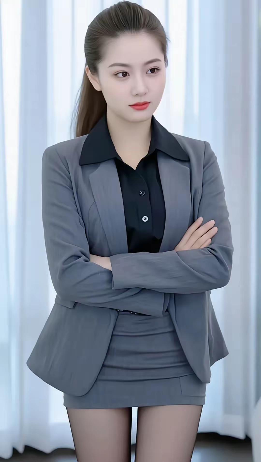 职场女强人，自信满满，气场全开！💼💄💪