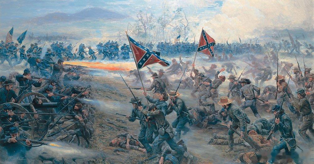 1863年的7月3日，罗伯特·E·李将军将整个战争的胜负押在了一万两千...