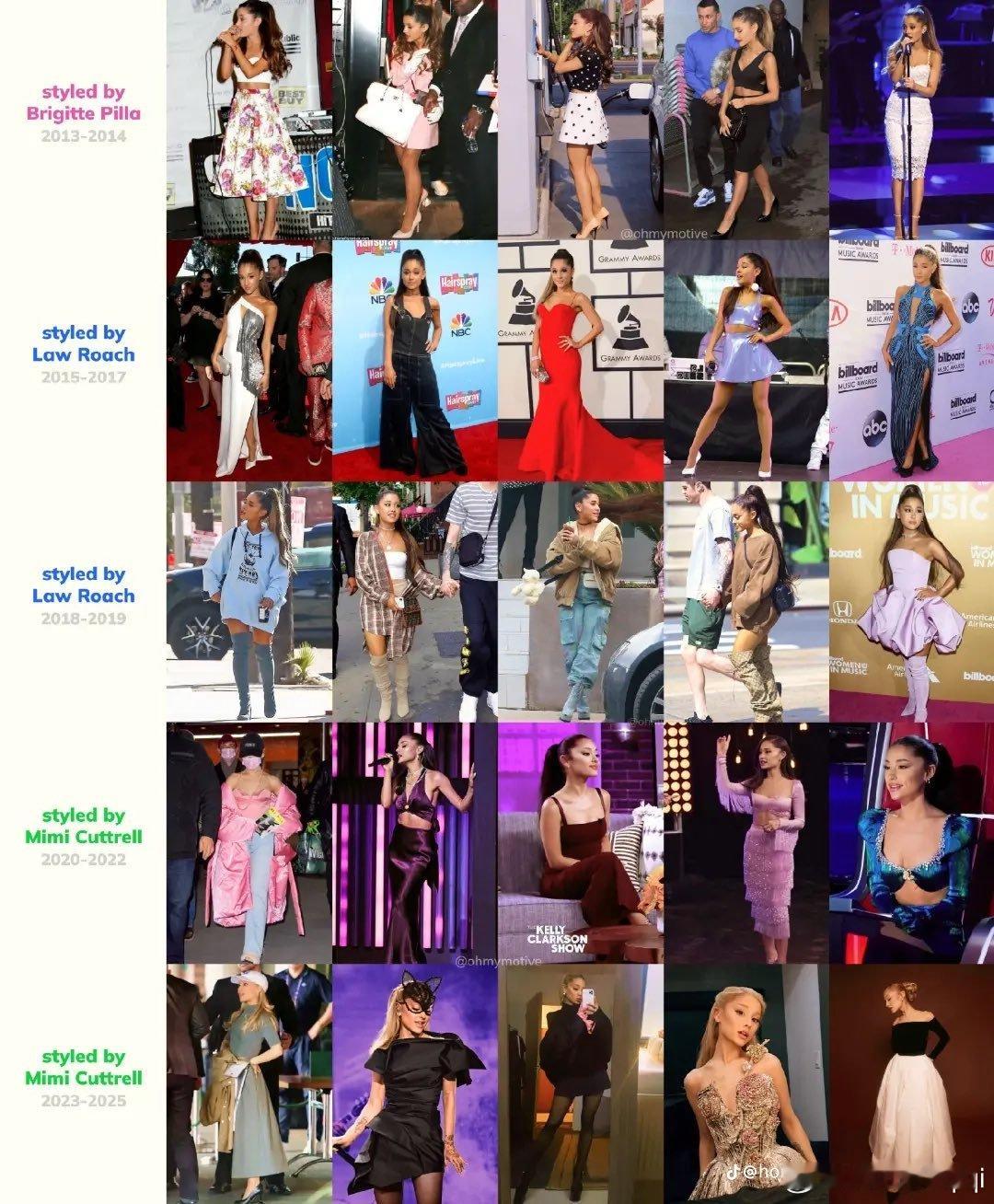 ArianaGrande出道至今的造型师，哪个最适合她？