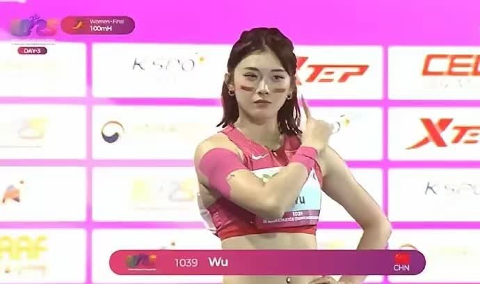 亚锦赛100米栏有毒，看了亚锦赛女子100米栏决赛，本以为是中日对决，解说也一直