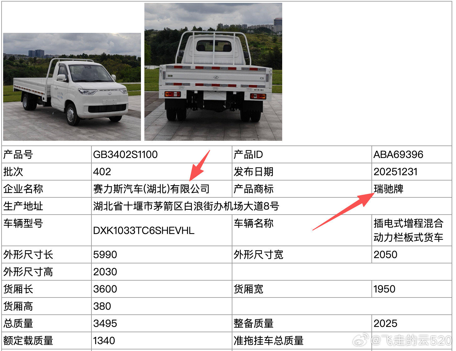 赛力斯发布了2026年2月份的产销快报没有详细写各品牌销量，只单独把“赛力斯汽车