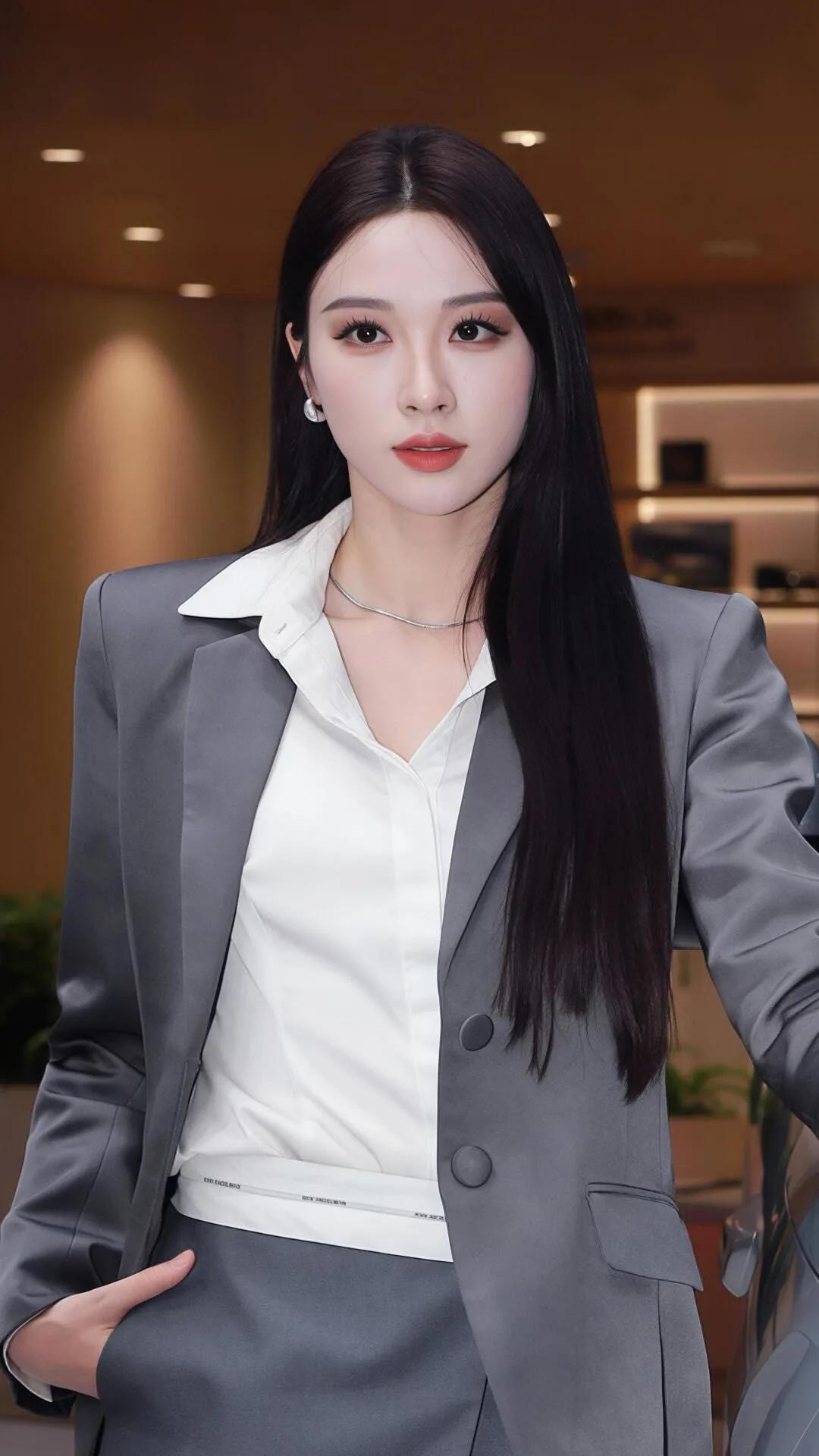 邓凌云在模特界还挺亮眼的。她身高176cm，体重49kg，三围是85-60