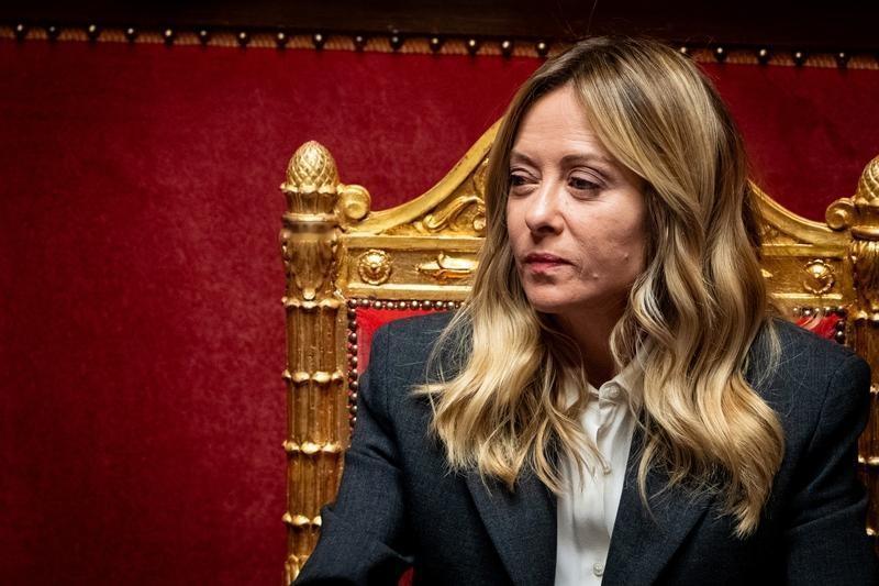 意大利总理还是有远见的！4月14号，意大利总理梅洛尼在维罗纳一个葡萄酒展上，