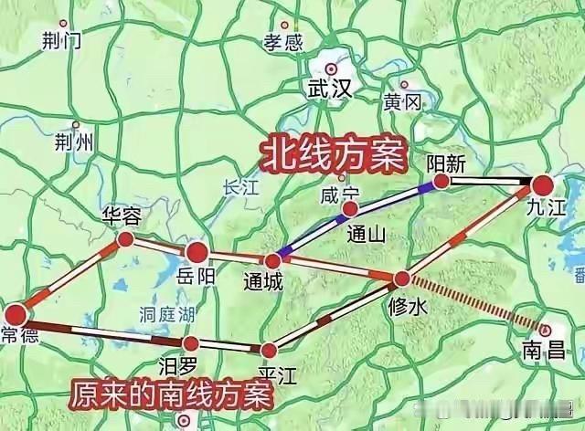 常岳九铁路一直没动静，主要是江西想把它升级成常岳昌高铁，非要连到南昌，结果方案卡