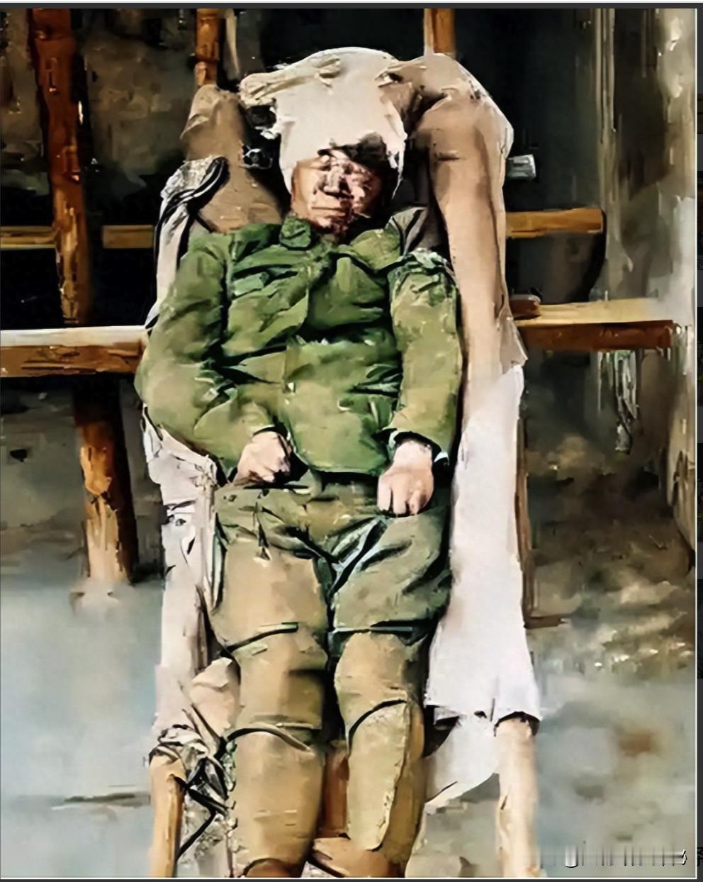 1938年，台儿庄战役，47岁的陈钟书弹尽粮绝拼刺刀，刺死14名日军后殉国，遗体