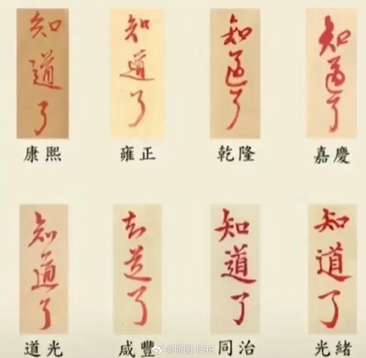 不懂书法，问问哪个字写的好？