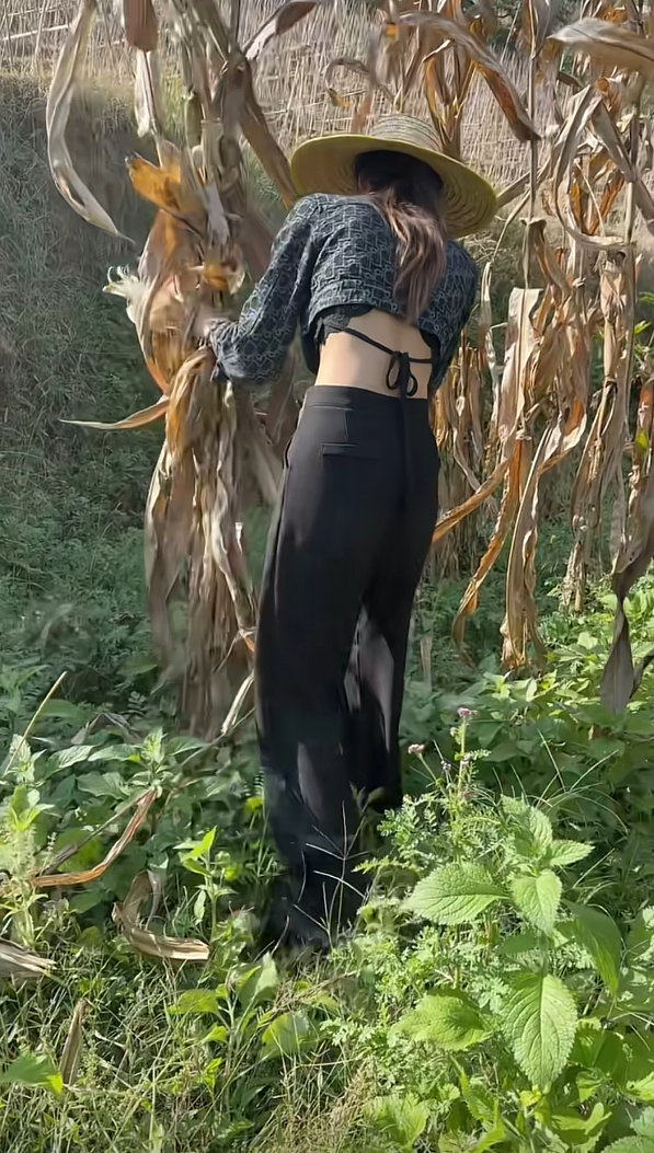 这就是她说的来帮我干活，最多砍得两棵