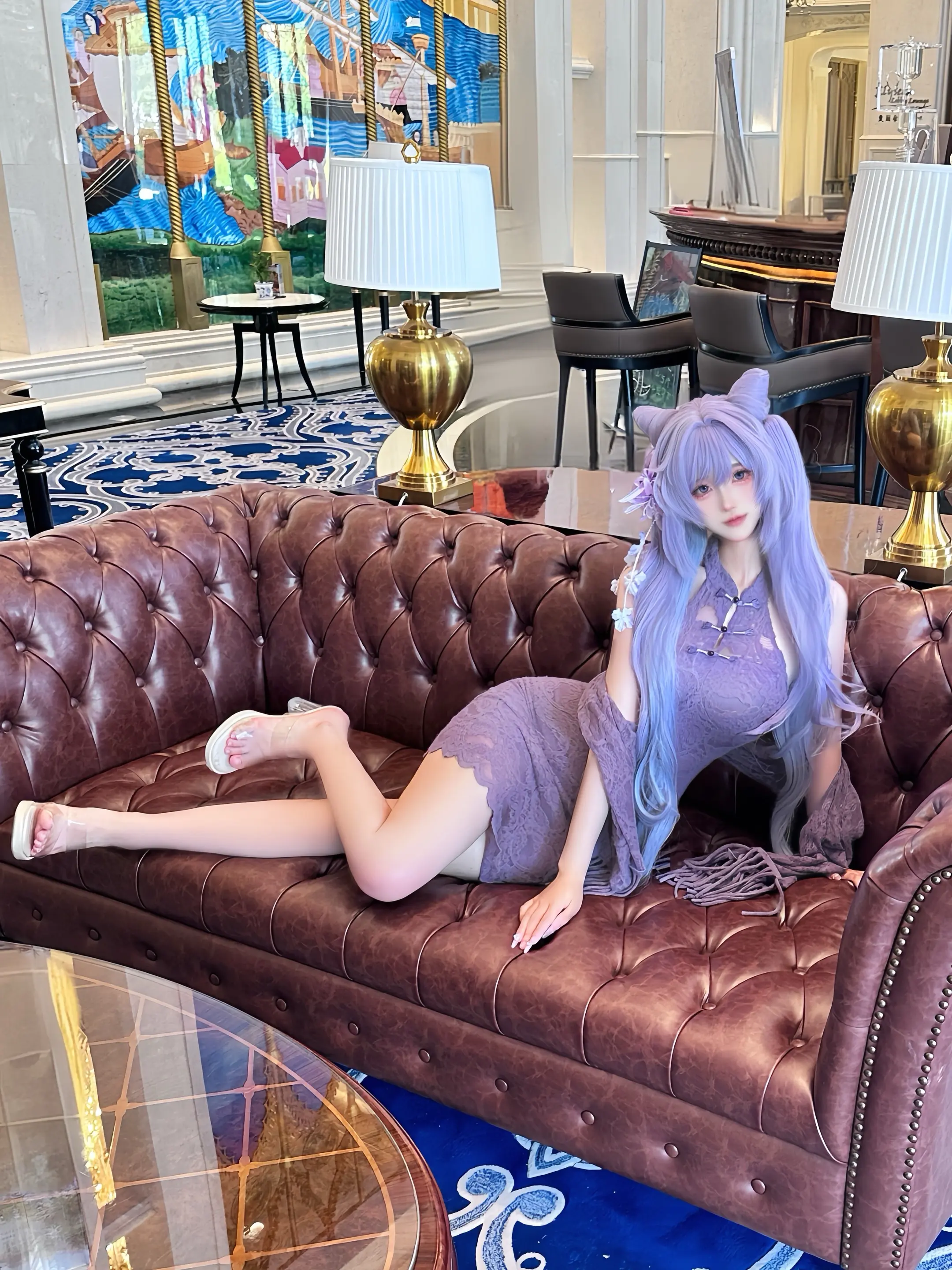 刻晴 cos 刻晴旗袍