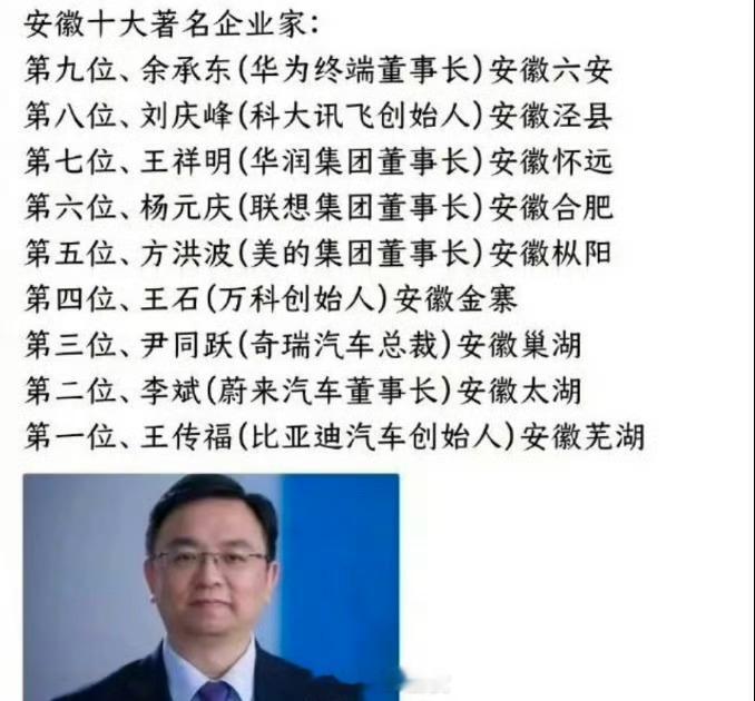 安徽大佬真不少