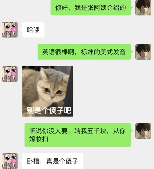 相亲这么聊应该没问题吧。