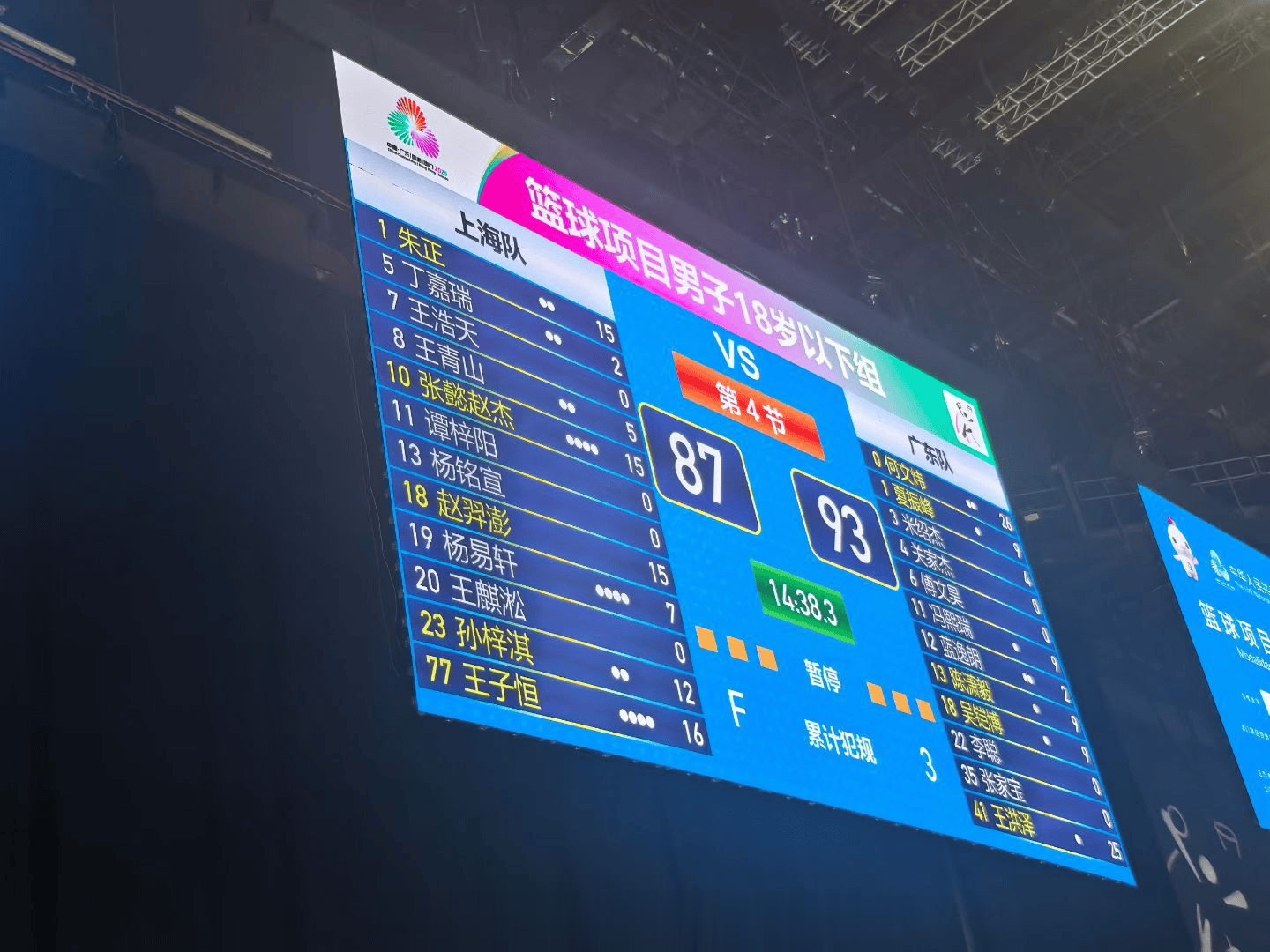 深圳男篮官方发文: 广东U18男篮战胜上海, 总决赛我们来了