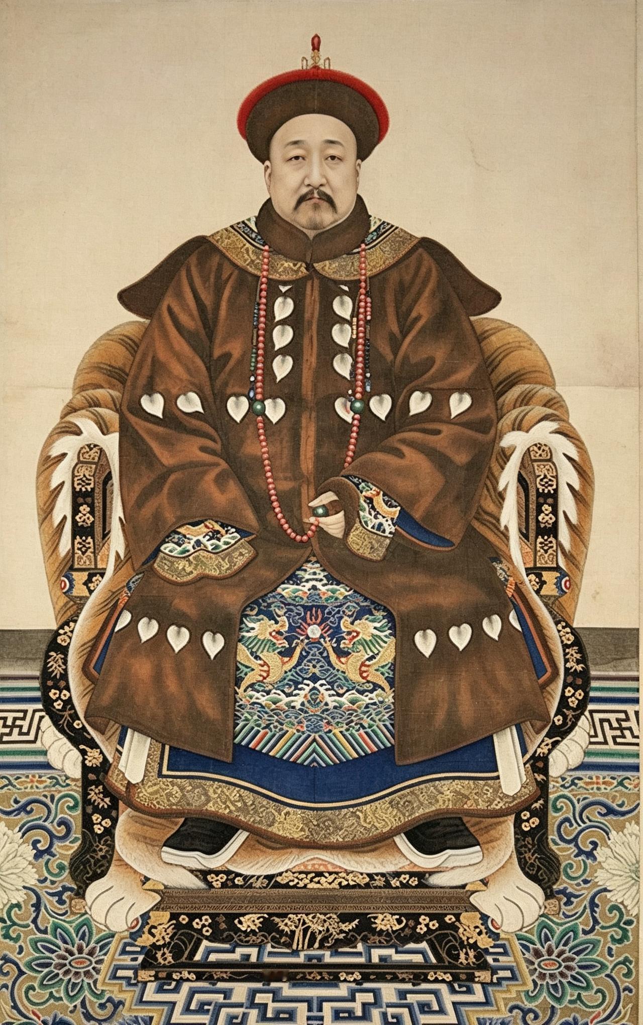紫禁城晨钟未响，一个穿蟒袍的孩童已被太监领着从东华门入宫。他不必下马，一路骑到箭