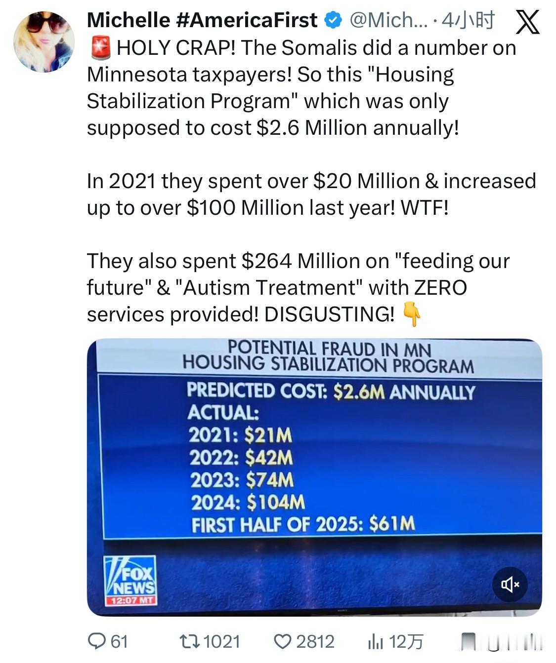 索马里人让明尼苏达州的纳税人损失惨重！这个“住房稳定计划”原本每年只需花费260