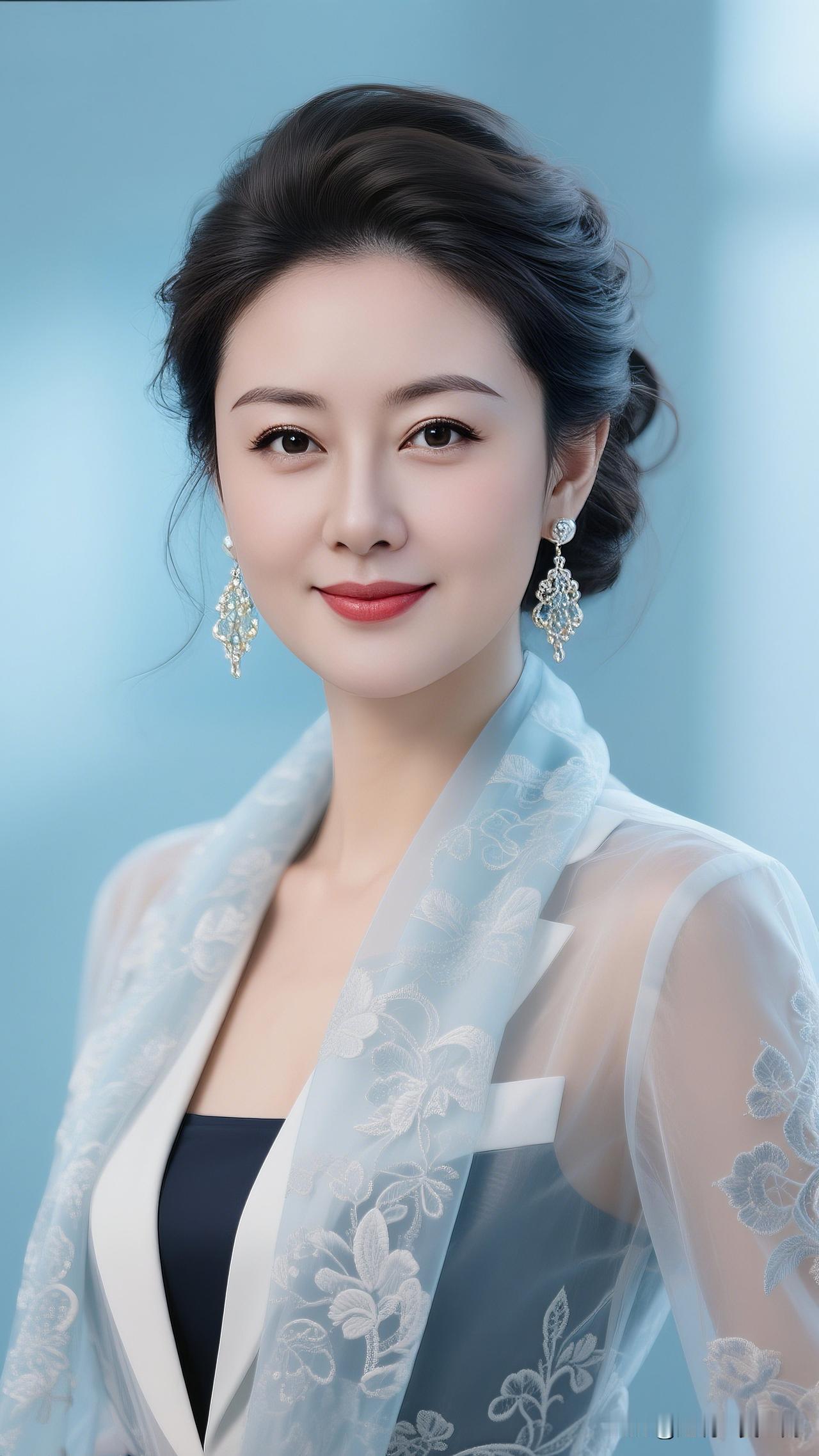 优雅蓝调，尽显东方之美。什么样的美人算是东方美人