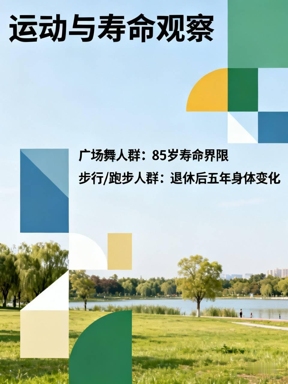 我一直专注研究、观察小区里人们的寿命情况。逐渐发现，跳广场舞的人，不论男女，85
