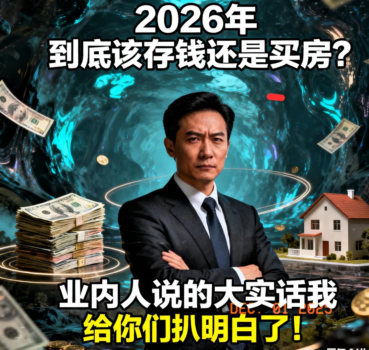 2026年到底该存钱还是买房？业内人说的大实话我给你们扒明白了！家人们！最
