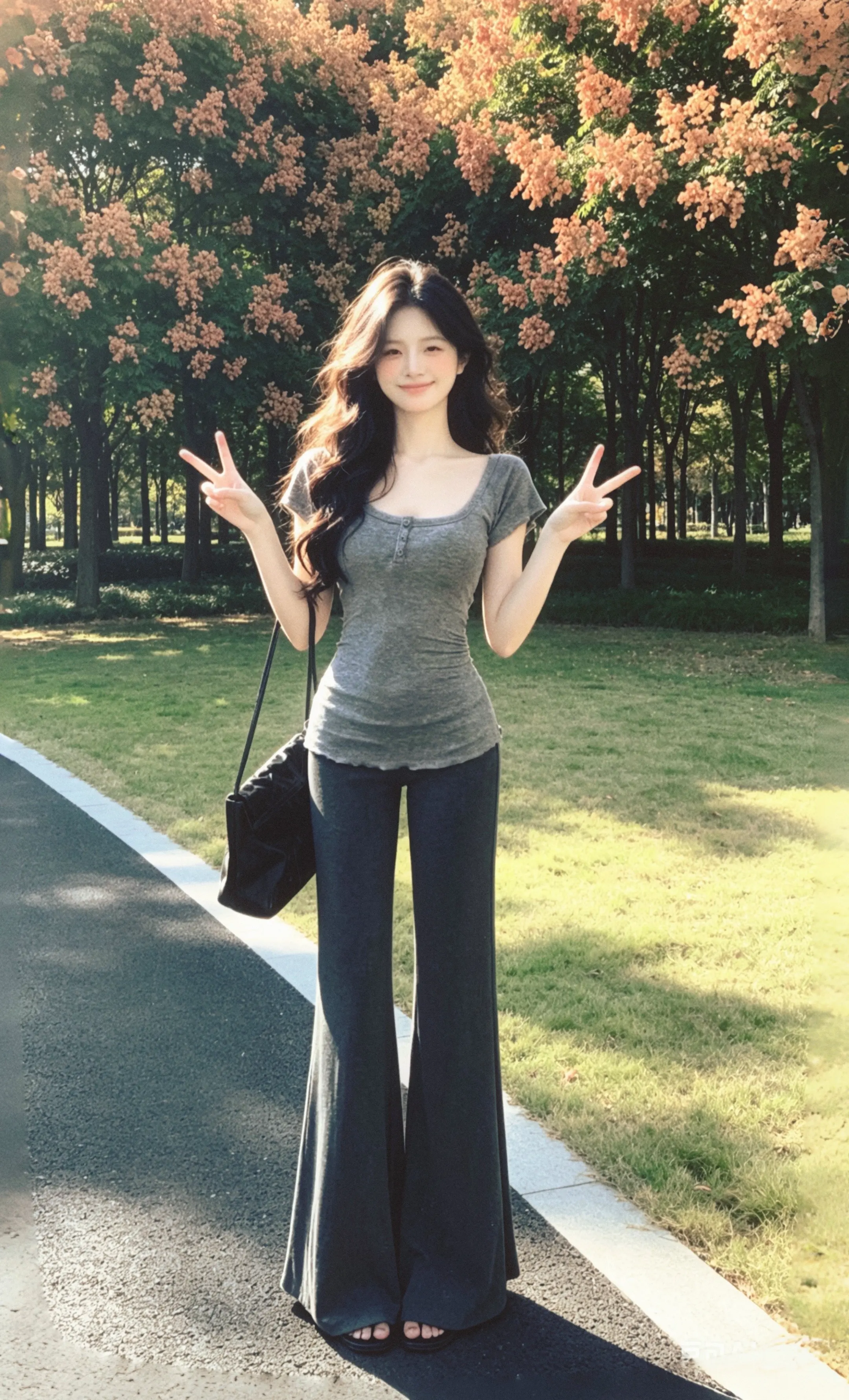 松弛感穿搭 辣妹出街 显腿长穿搭 夏日限定穿搭 户外松弛感穿搭