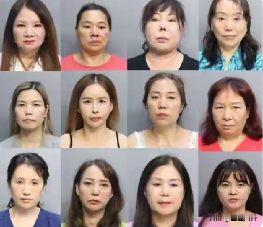 米国的老铁们吃得太惨了[呲牙笑]佛罗里达州重大性交易刺探行动破获，12名中国籍人