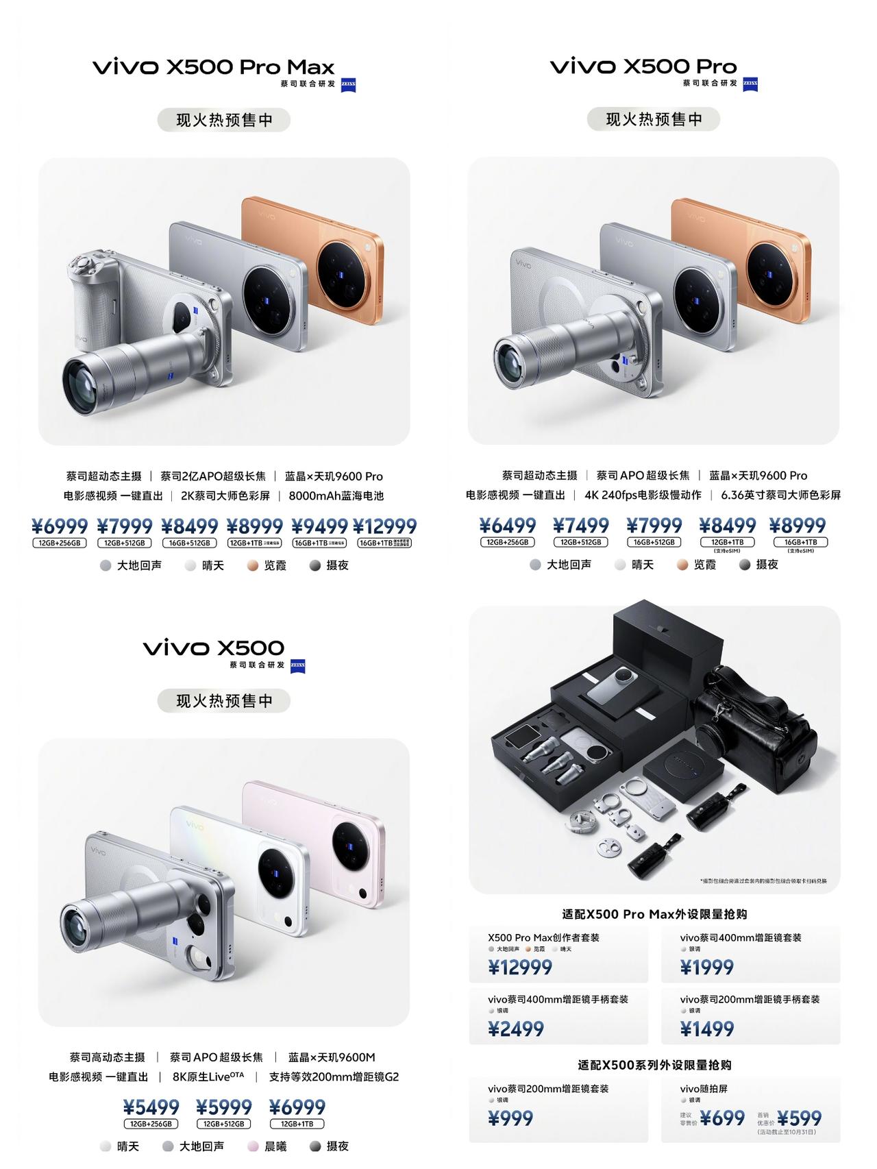 好消息～vivo还是听劝的！vivoX500Pro和vivoX500