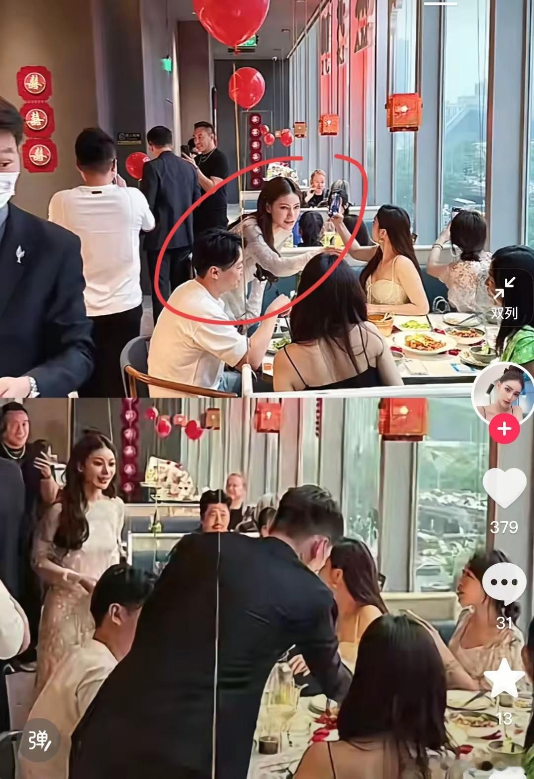 汪小菲婚礼现场！马筱梅弯腰敬酒，张兰带亲家母去寺庙跪拜祈福5月17日，汪小菲和马