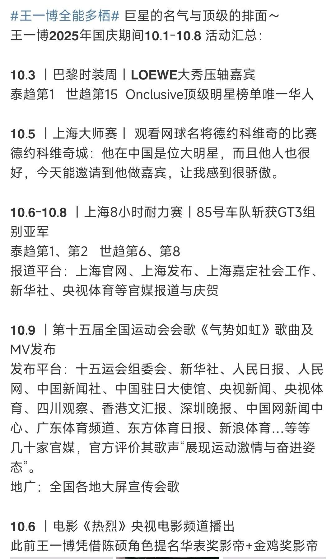 “王一博破圈像呼吸一样简单”，的确，“谁家偶像七天跨三界啊”？并且都是基于专业的
