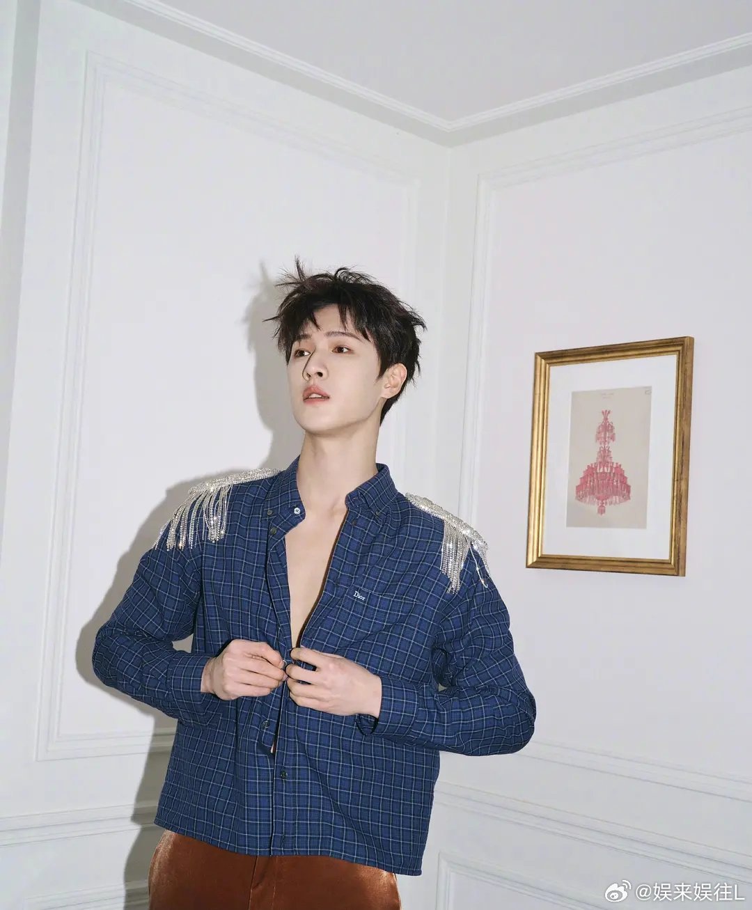 李昀锐🦅大秀，超季上身品牌最新26冬季男装系列，太帅了