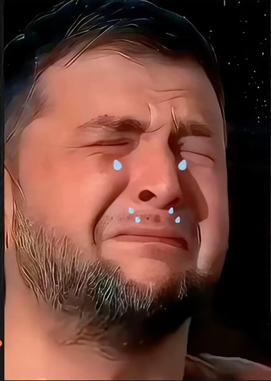 泽连斯基向世界求救的痛哭流涕的表情让人动容，演员出身的他这一次又发挥了特长，可是