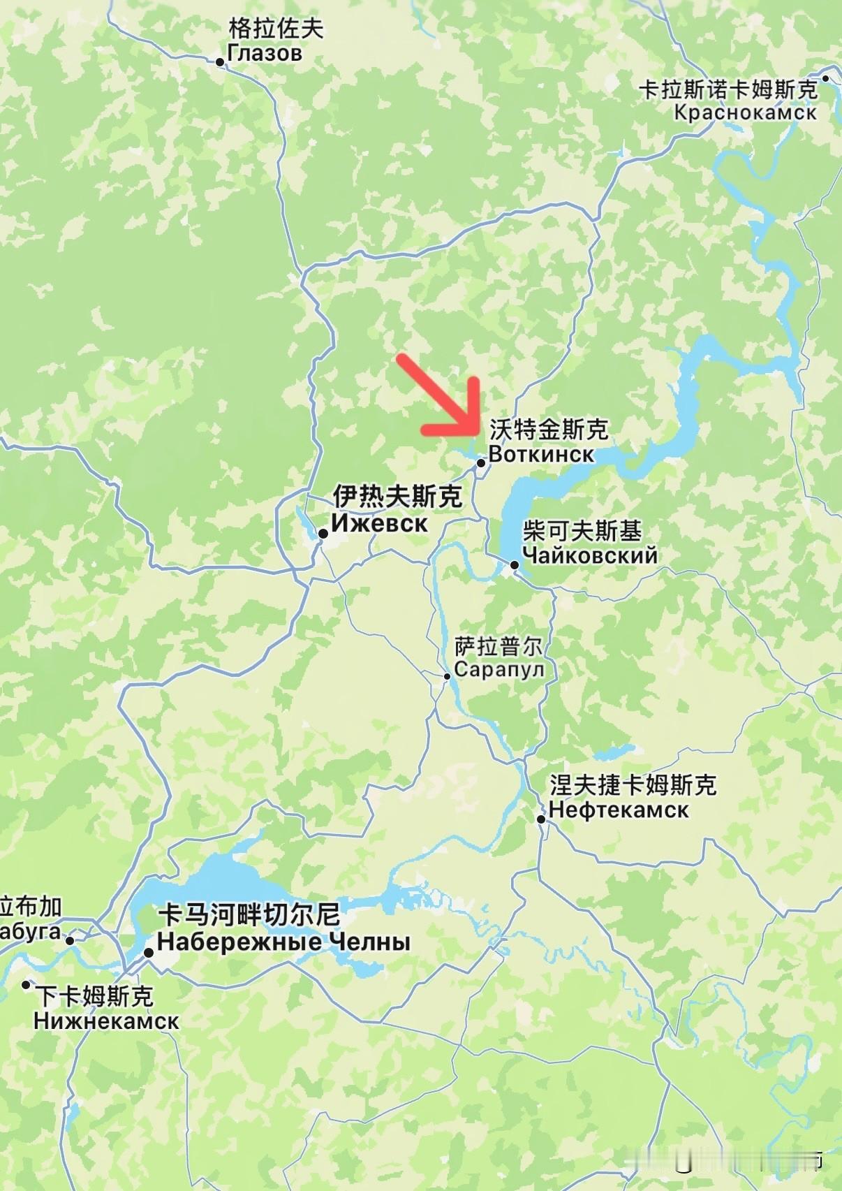 当地时间2月21日凌晨，乌军无人机袭击了位于俄罗斯乌德穆尔特共和国的沃特金斯克机